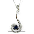 Special Design and 925 Sterling Silver Pendant Triangle Shape CZ P5002